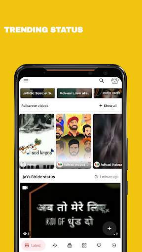 Adivasi Love Status - New Gujrati Adivasi status screenshot 1