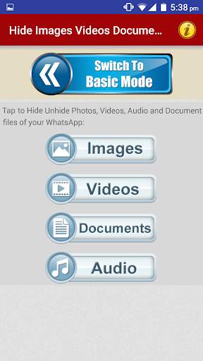 Hide Videos Photos Files & GIF screenshot 1