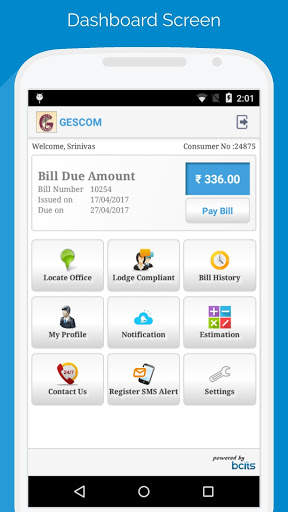 GESCOM Consumer App screenshot 4