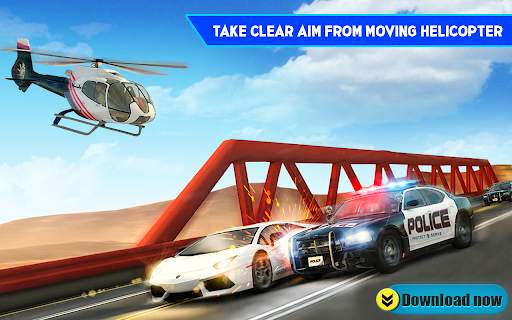 Crazy Car Racing Police Chase screenshot 1