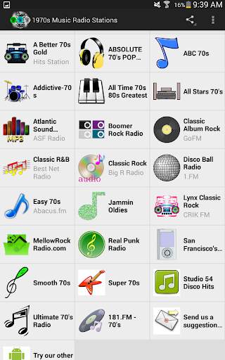1970s Music Radio Stations screenshot 6