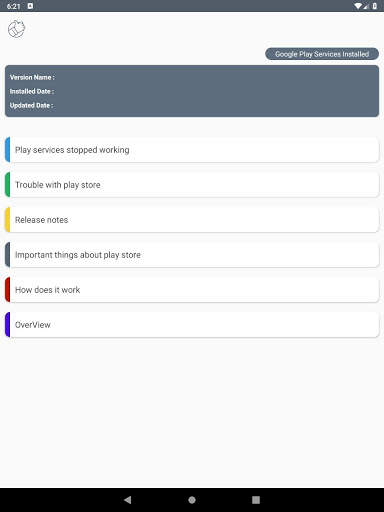 Info Play Services - Aktualisierung screenshot 5