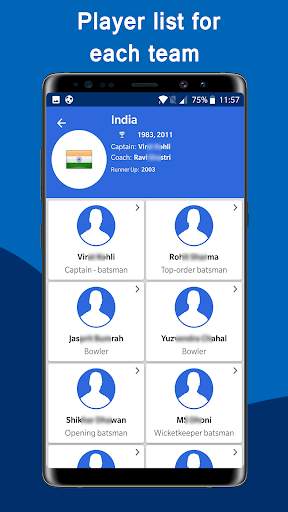Cricket Cup 2019 Time Table Schedule Live Score screenshot 7
