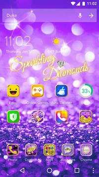 Purple Diamond Theme screenshot 1
