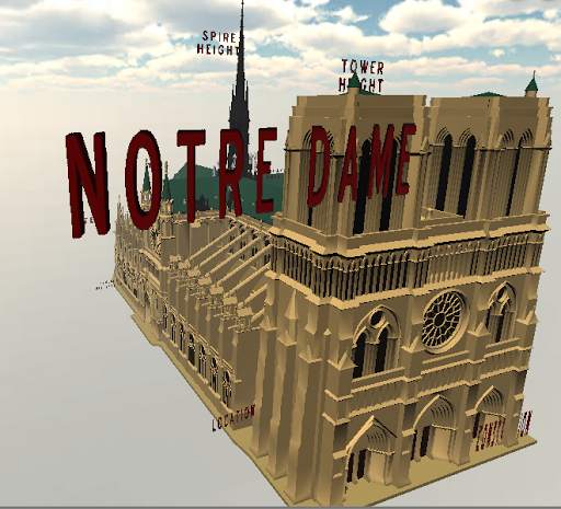 Notre Dame 3D screenshot 1