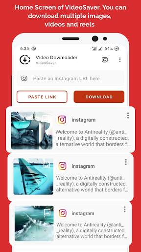 Video downloader for Instagram screenshot 1