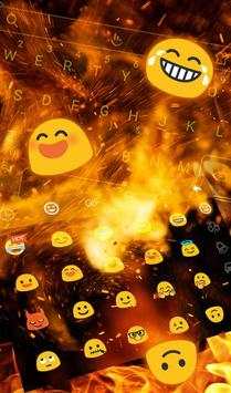Live 3D Cool Flaming Fire Keyboard Theme screenshot 3