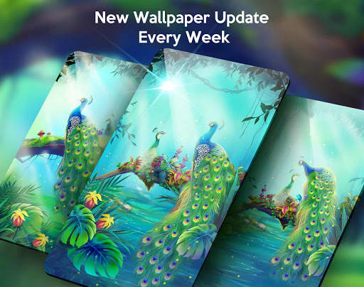 Peacock Live Wallpaper & Launcher Themes screenshot 1