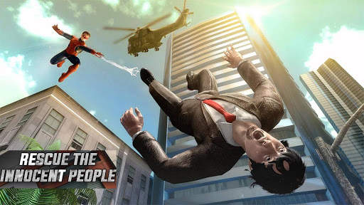 Amazing Spider Hero: Ninja Stickman Rope Hero 3D screenshot 2