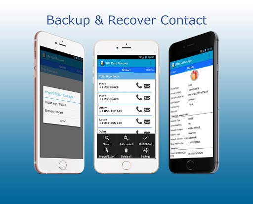 SIM Card Recover & Manager screenshot 1