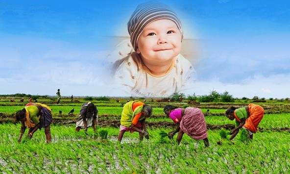 Village agriculture photo frame application screenshot 3