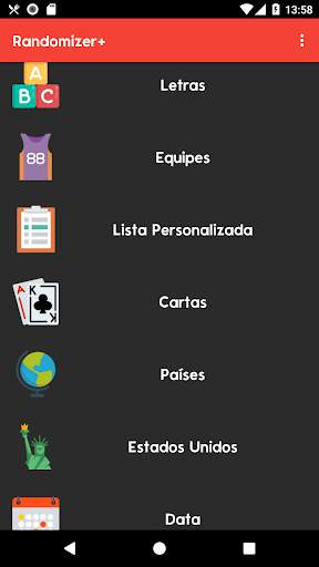 Randomizer  Gerador de Escolhas - Tomar Decisőes screenshot 2