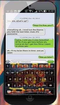 Soft Keyboard Manchester Red Devils screenshot 3