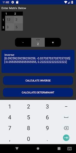 Inverse of Matrices screenshot 4