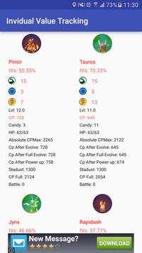 IVs for PokémonGo screenshot 1