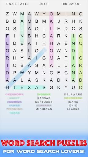 Word Search Puzzles : Classic Word Games screenshot 1