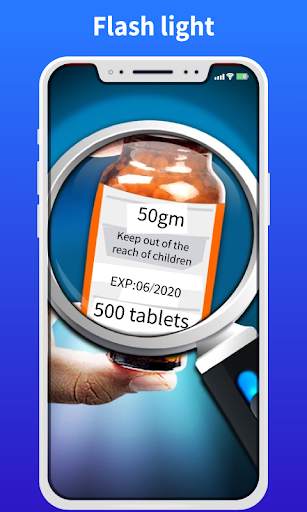 Magnifier Pro and magnifying glass with Flashlight screenshot 3