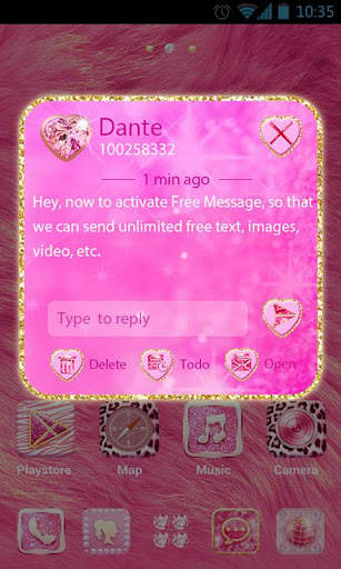 (FREE) GO SMS PERFUME THEME screenshot 4
