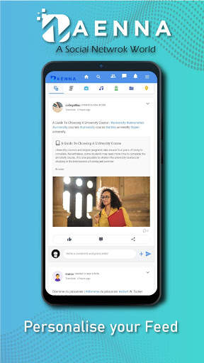 Zaenna - A social Network World screenshot 3