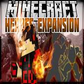 Heroes Expansion Mod  (SuperPowers in Minecraft) logo