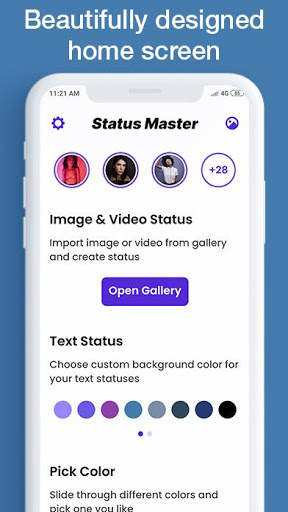 Status Master - Photo & Video Status Maker screenshot 1