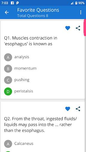 Anatomy and Physiology mcq Questions Free Offline screenshot 16