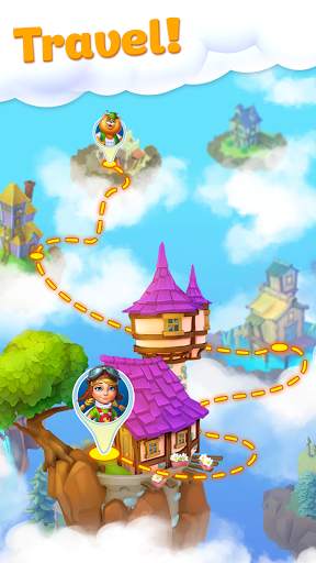 Floating islands: Match-3 screenshot 2