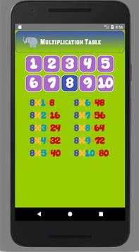 Multiplication Table, Math Operations & Math Game 3 تصوير الشاشة