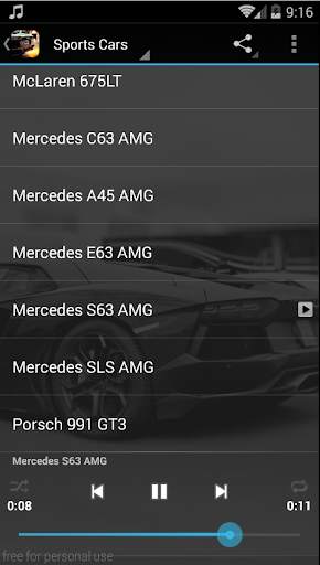 Best HD Car Sounds free स्क्रीनशॉट 2