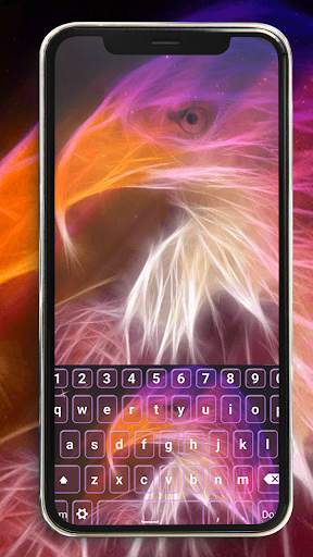Flash Keyboard - Neon Animals Keyboard Themes screenshot 4