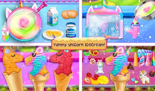 Ice Cream - Frozen Desserts Rainbow Unicorn screenshot 14
