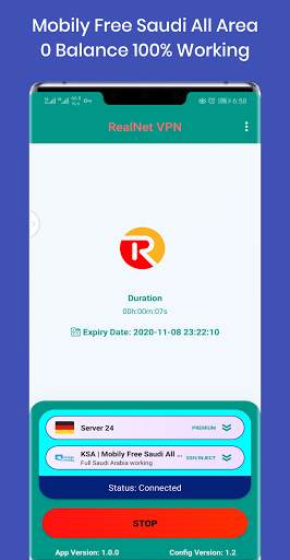 REALNET VPN screenshot 2