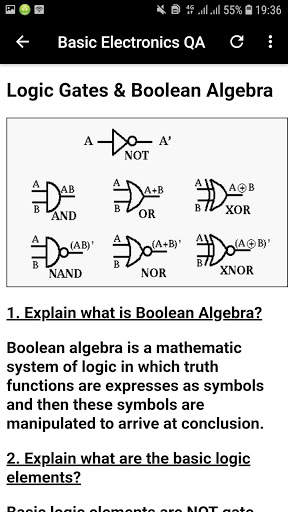 Basic Electronics Questions and Answers скриншот 6