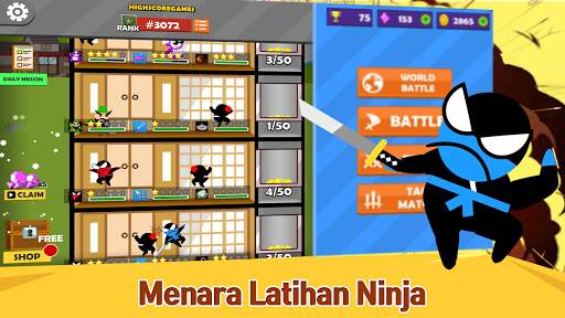 Melompat Ninja Pertempuran screenshot 2