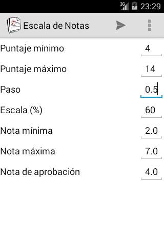 Escala de Notas скриншот 3