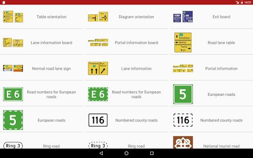 Norwegian Traffic Signs screenshot 14