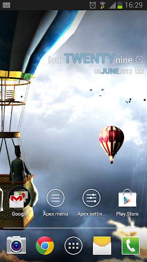 Hot Air Balloon 3d Wallpaper screenshot 2