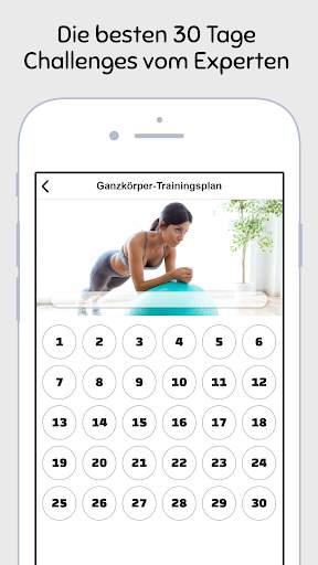 Übungen mit Gymnastikball - Pezziball Workout screenshot 4