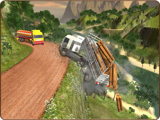 Truck Simulator Offroad Trailer Driver Uphill 2018 screenshot 9
