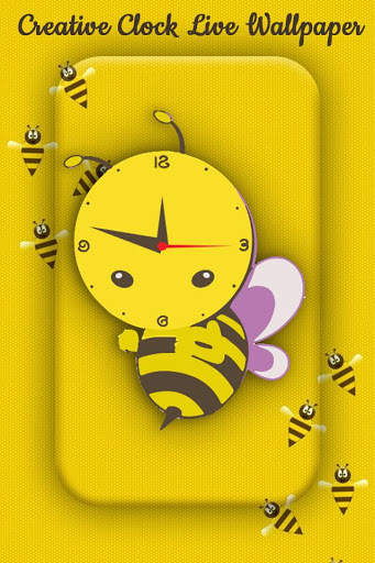 Creative Clock Live Wallpaper screenshot 1