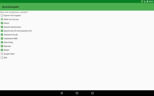 Sprechender Wecker screenshot 20