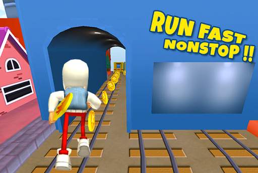 3D Subway Rail Dash Run screenshot 1