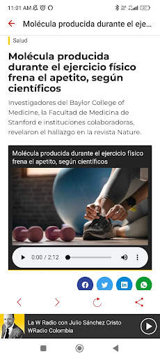 WRadio Colombia screenshot 3