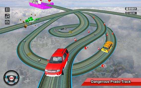 Prado Car Stunt Racing On Impossible Tracks screenshot 4