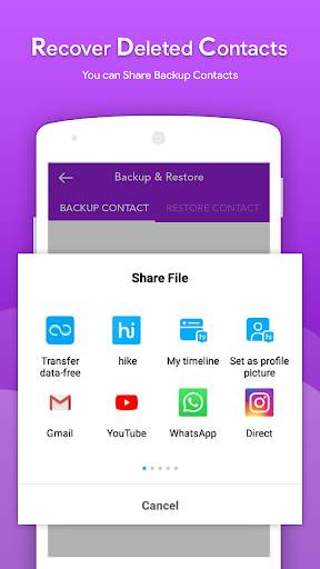Deleted Contact Restore Backup 2 تصوير الشاشة