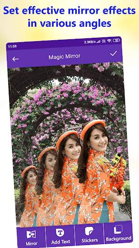 Magic Photo Frame, Blend & Echo Mirror Effects screenshot 8