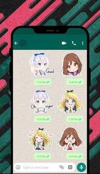 Cute Little Girl Stickers For Whatsapp screenshot 4