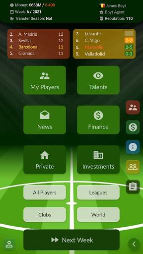 Soccer Agent screenshot 1