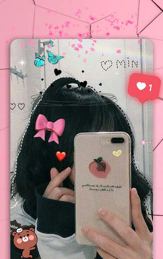 Live Face Sticker Sweet Camera - Sweet face camera screenshot 7