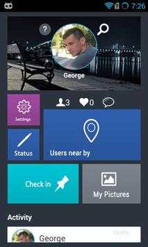 hangtapp - 3D social network screenshot 3